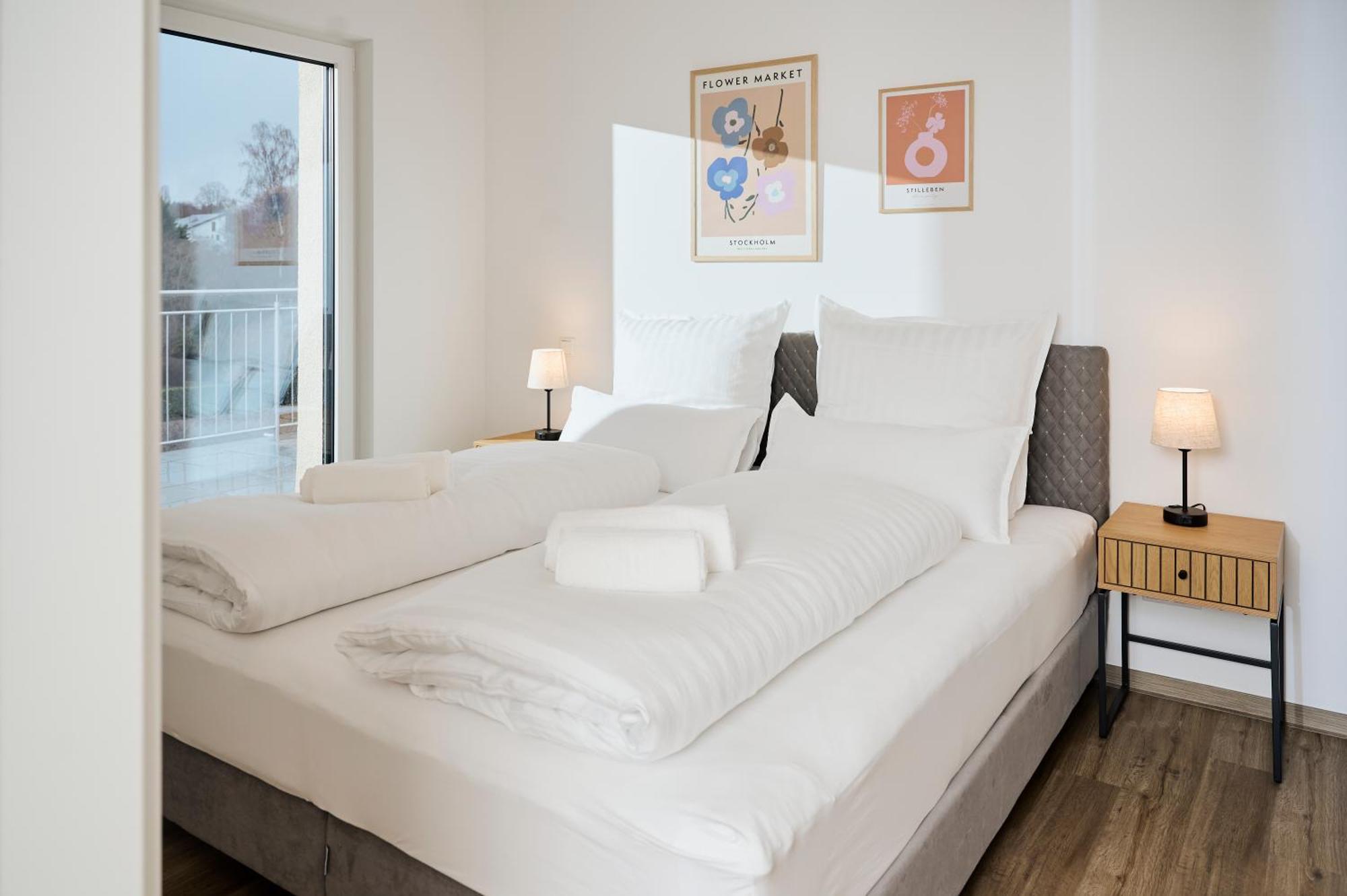 Moderne Apartments Mit Highspeed-Wlan Und Gratis-Tiefgarage Ihr Perfekter Rueckzugsort Nahe Dem Zentrum Und Der Therme I Barrierearm 바트키싱엔 외부 사진